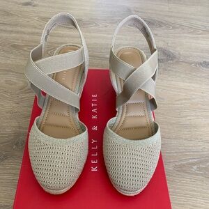 Kelly and Katie wedge sandals